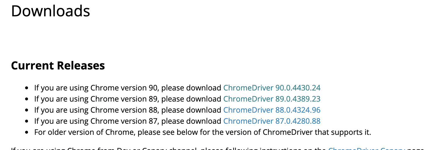 chrome for mac current version